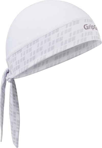 Gripgrab - bandana estiva per bicicletta protezione dal sudore protezione UV berretto da ciclismo - bianco - unisex - taglia unica