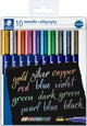 Quantore calligraphy pennies metallic set - 10 colors