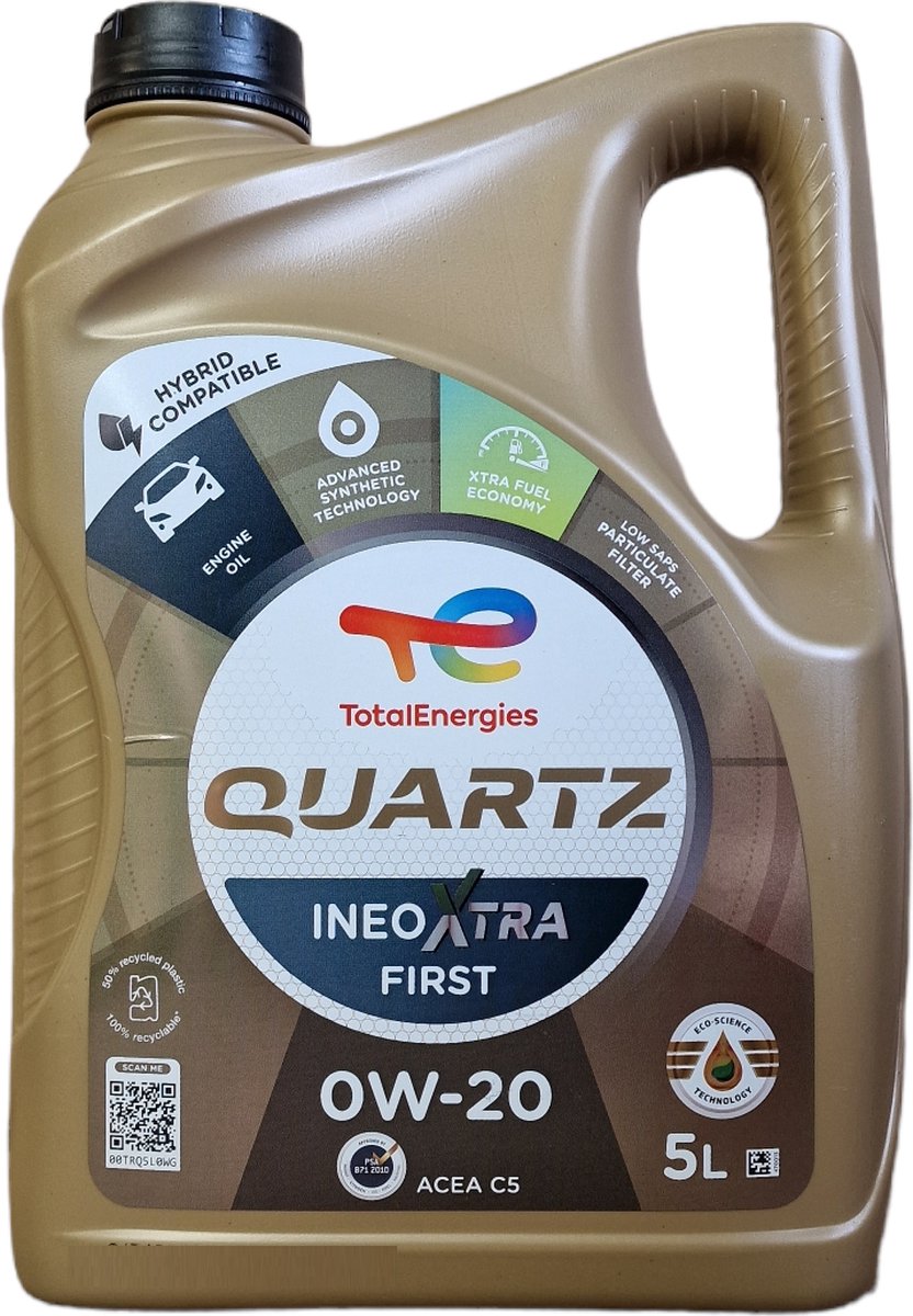Quarzo totale ineo xtra first 0w-20 - 5l