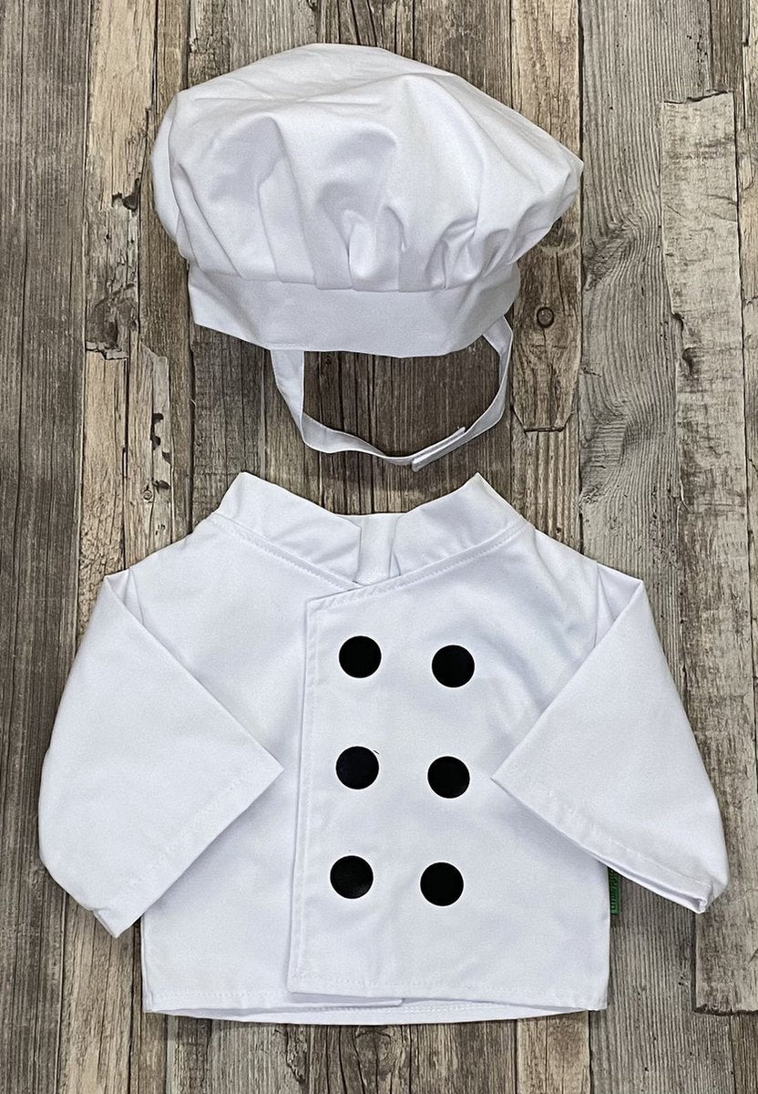 Living puppets doll clothes chef clothes 2 pieces for glove puppet of 65cm