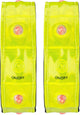 Pulsera deportiva Avento reflectante con LED - par - amarillo