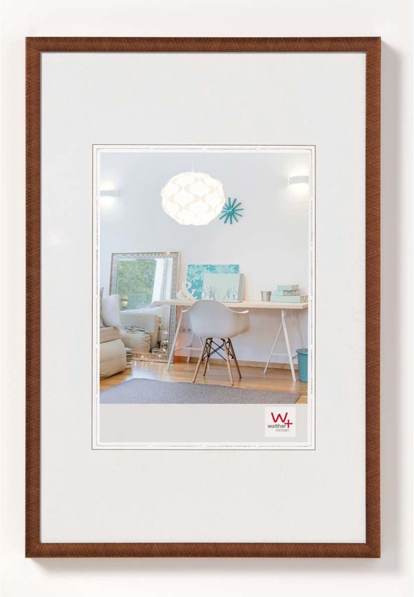 Walther new lifestyle - cornice in plastica - misura foto 50x70 cm - bronzo