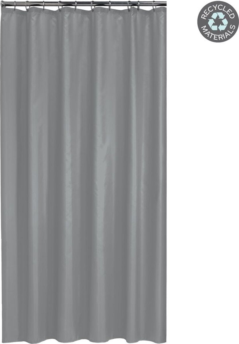Sealskin cosima - cortina de ducha 120x200 cm - 70% peva reciclado - gris