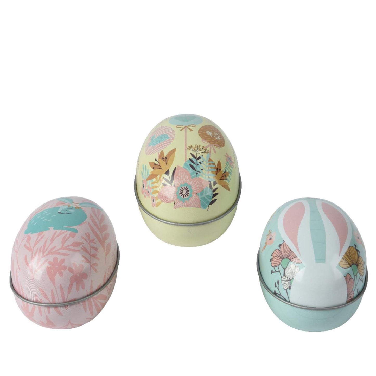 Decoris opbergblik paasei 11.5cm multi