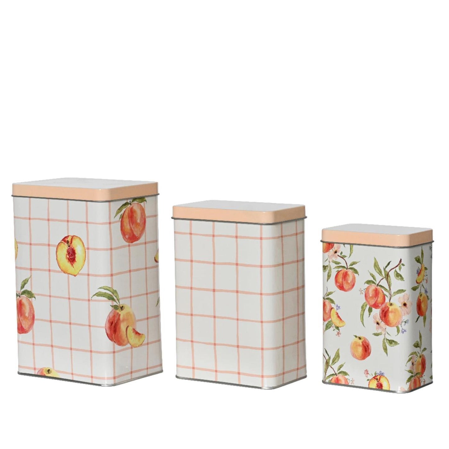 Decoris latta portaoggetti 3 pezzi h18,5 cm multi