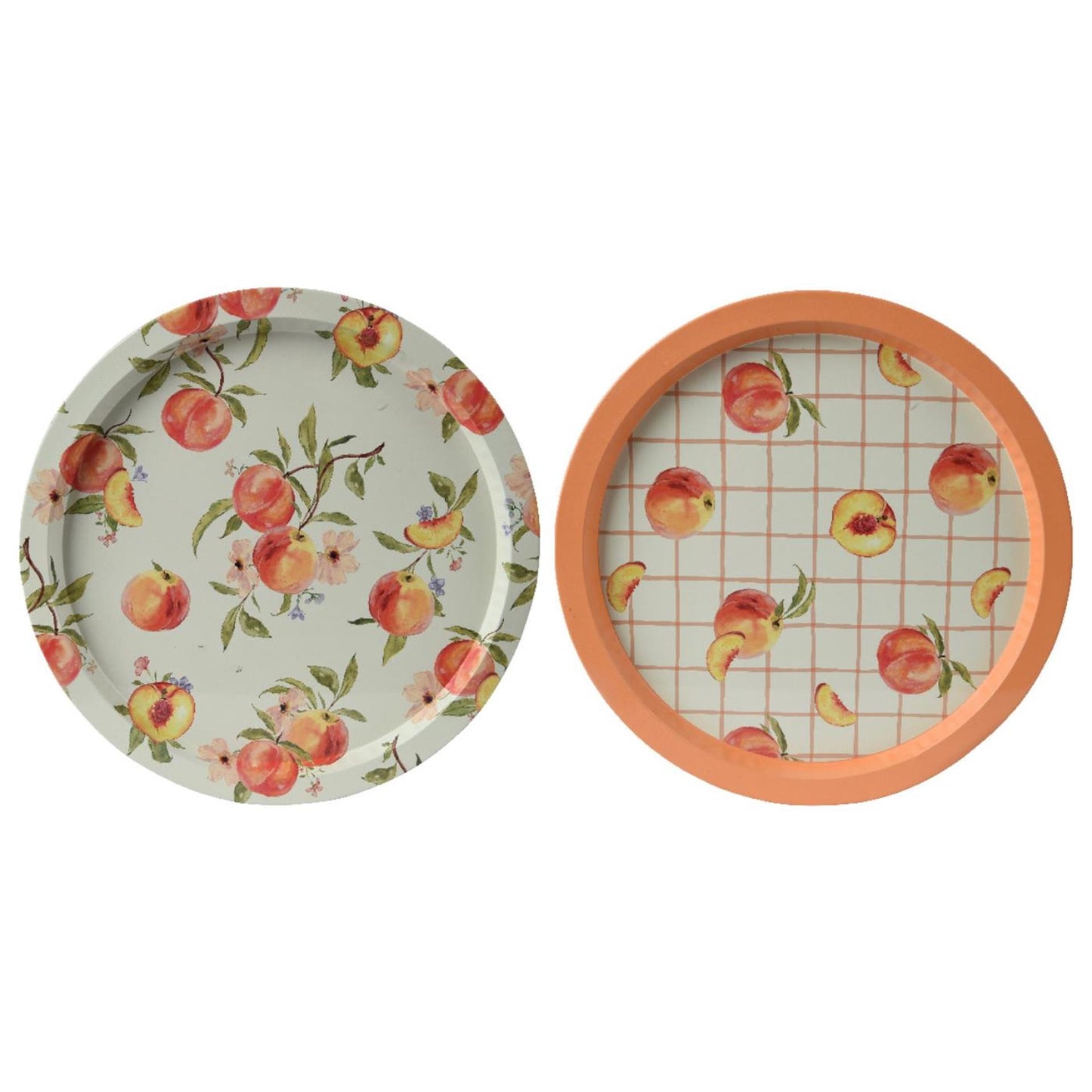 Bandeja Decoris metal ø32cm melocotón