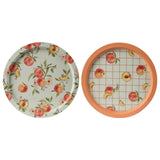 Decoris dienblad metaal ø32cm perzik - afbeelding 1