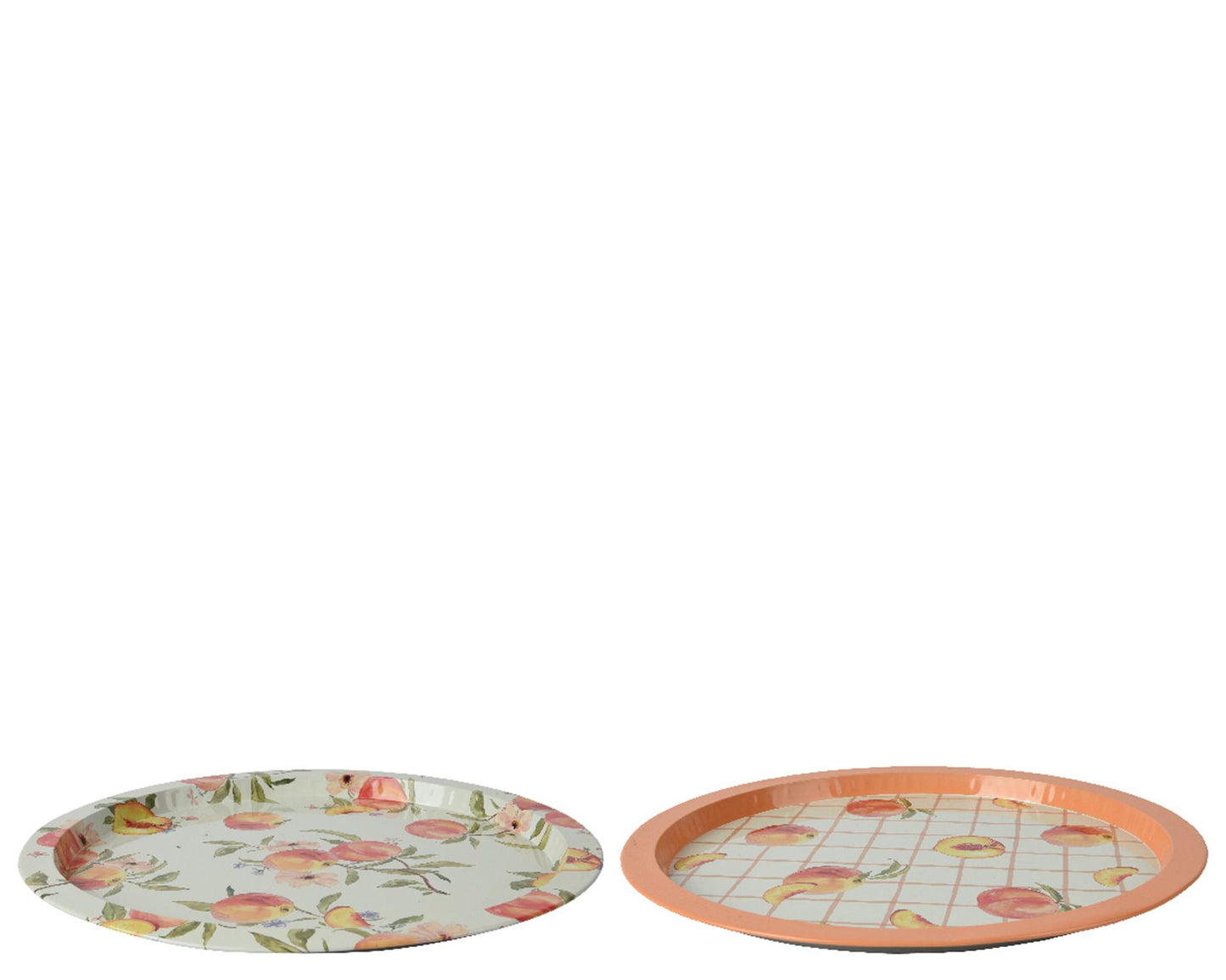 Bandeja Decoris metal ø32cm melocotón