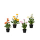 Decoris fiore artificiale crisantemo in vaso ø20xh30cm