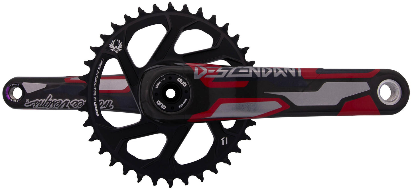 Truvativ kettenradgarnitur descendant troy lee design eagle dh crankset truv.desc.troy lee de.eagle dh dub83 36t