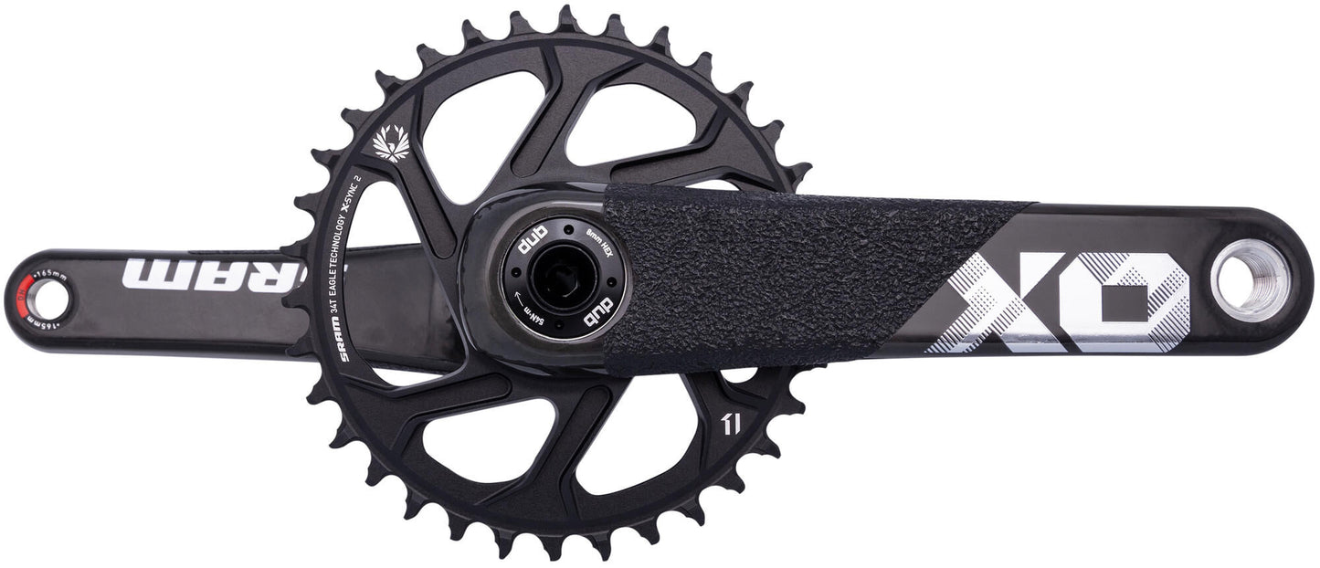 Sram Cranket X01 DH DUB 165mm nero