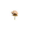 Campo de país flor artificial peonía crema seda h46cm