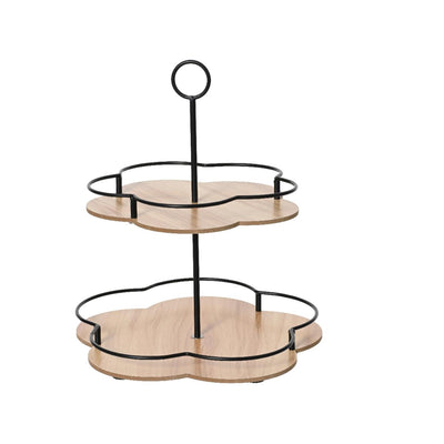 Decoris etagere bamboe ø28.5x33cm