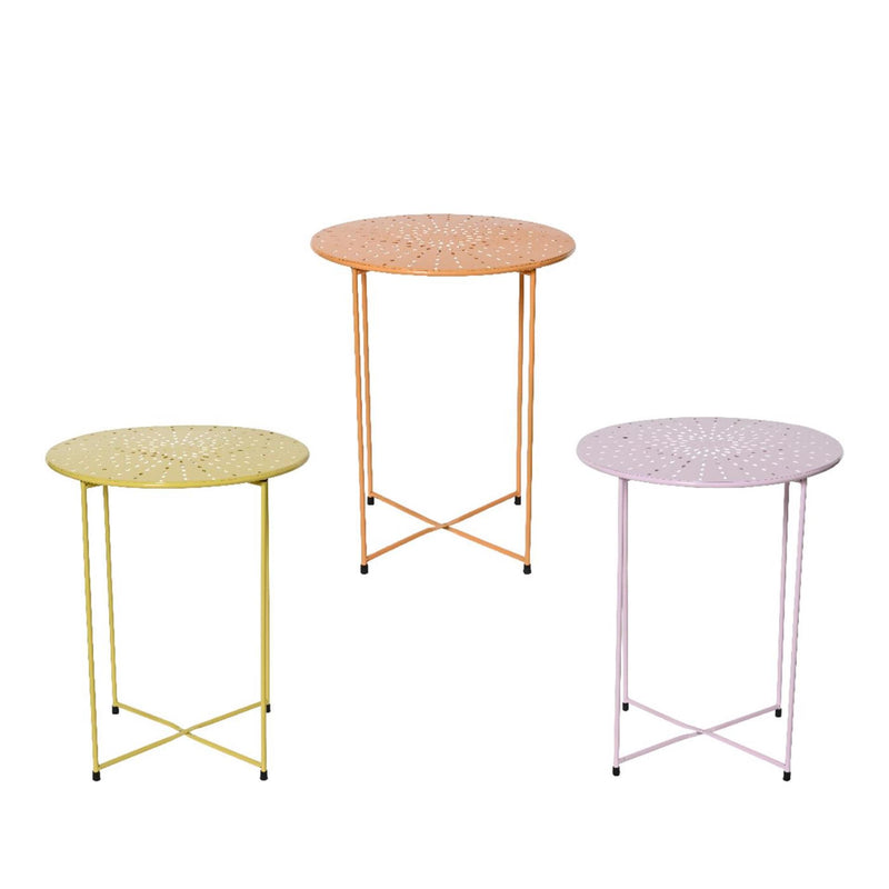 Decoris bijzettafel binnen ijzer h48cm