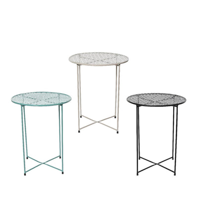 Mesa auxiliar Decoris interior hierro h48cm