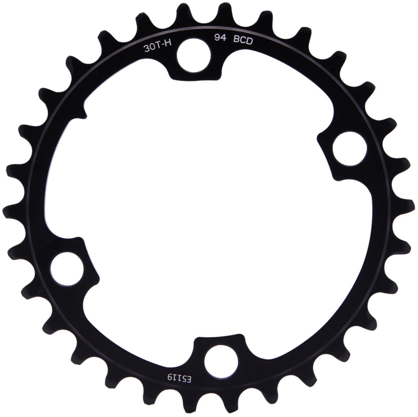 Axs de fuerza del anillo de la cadena SRAM de ancho 30 t. negro