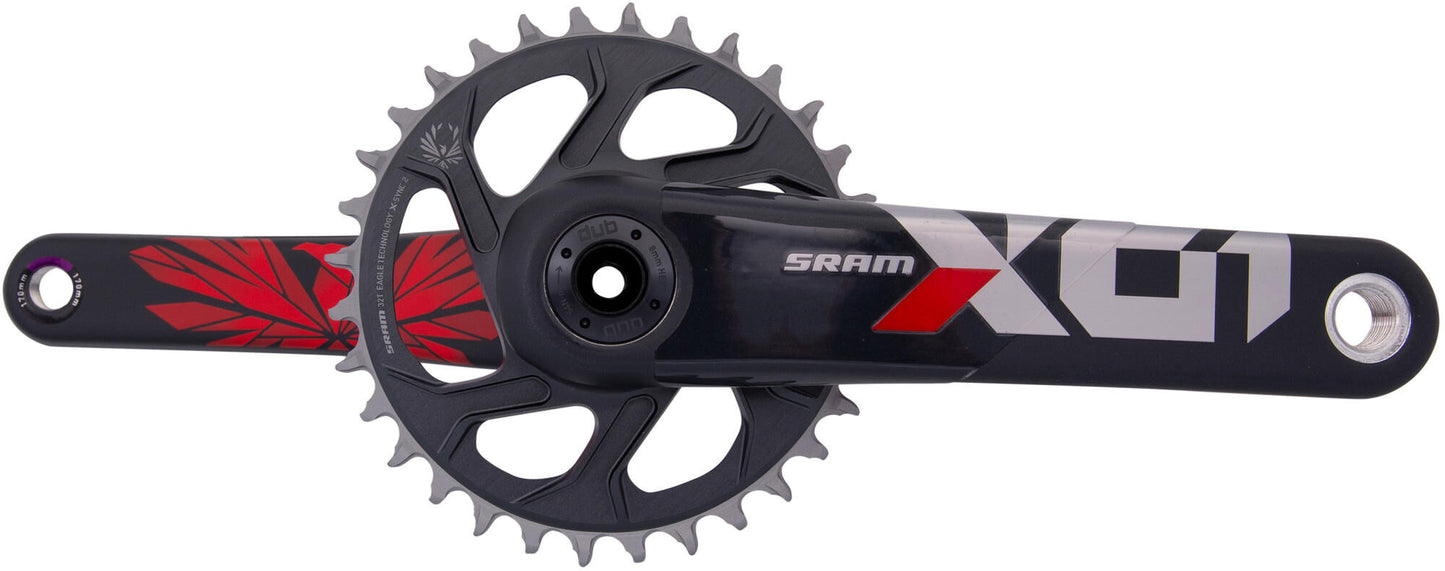 Sram Cranket X01 Eagle 32T 170mm Oxy Red