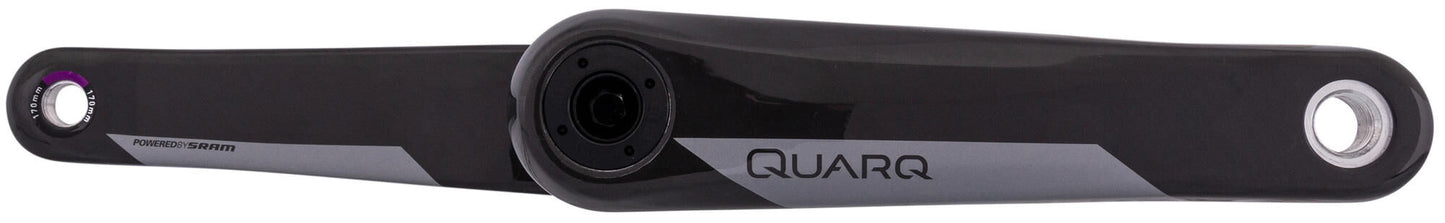 Quarq Crank Crank Set da 170 mm lucido