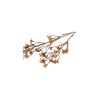 Country field kunstbloem forsythia bruin zijde h92cm