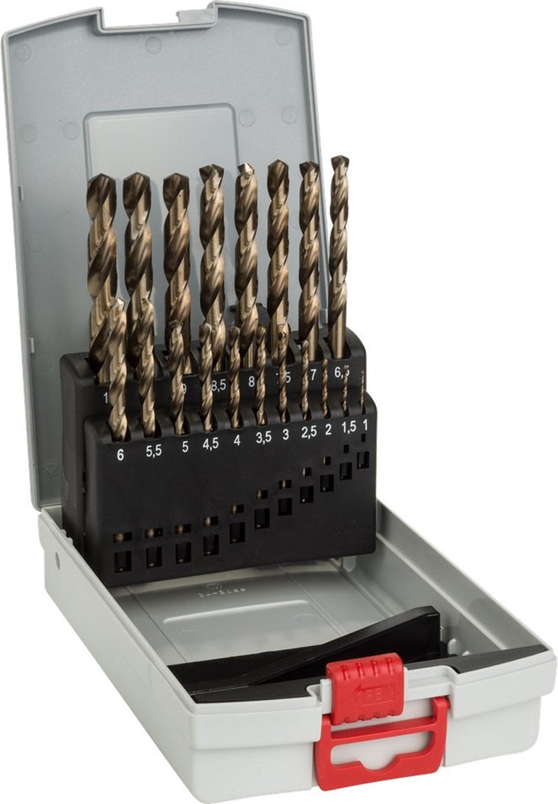 Bosch 19 piezas metal b.set pro box hss-co 135°