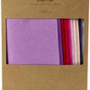 Creativ company hobby fieltro, a4, hoja 210x297 mm, grosor 2 mm, armonía rosa violeta, 10 piezas 1 caja