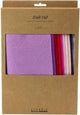 Creativ company hobby fieltro, a4, hoja 210x297 mm, grosor 2 mm, armonía rosa violeta, 10 piezas 1 caja