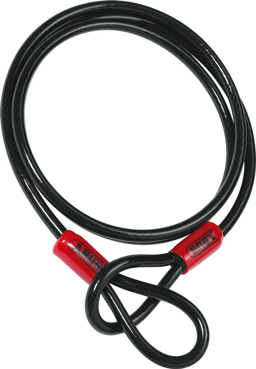 Abus Cobra 10 200 - Lock de cables, 2m, negro