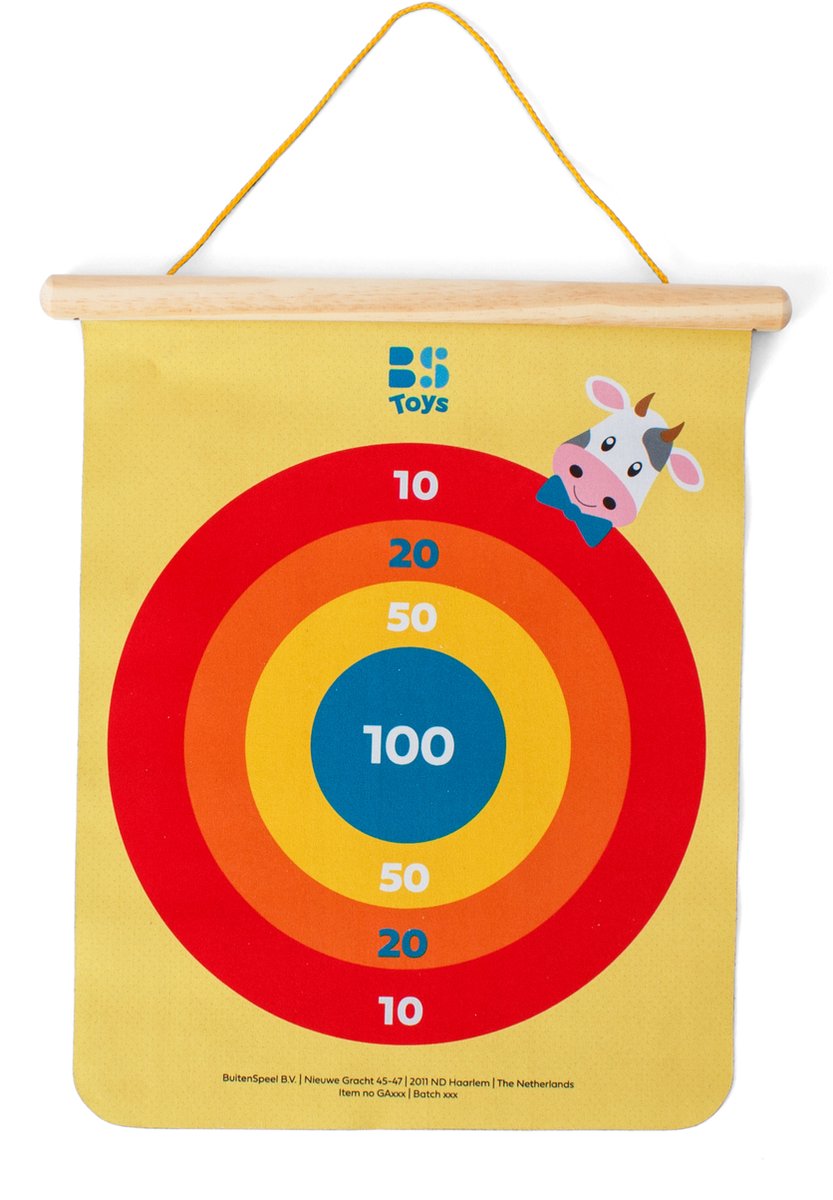 Gioco di freccette magnetiche Bs Toys - gioco di freccette - magnetico - fronte-retro - adatto a partire dai 3 anni