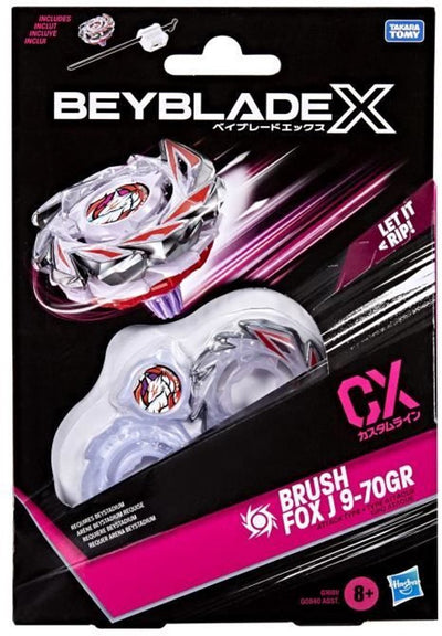 Beyblade x starter pack cepillo fox j 9-70gr cx starter pack - peonza y lanzador