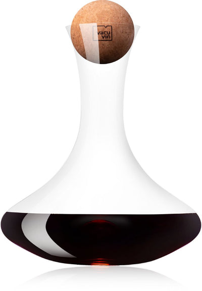Vacuvin vacu vin decanter 1 liter – crystal glass – including cork stopper – wine carafe for red and white wine