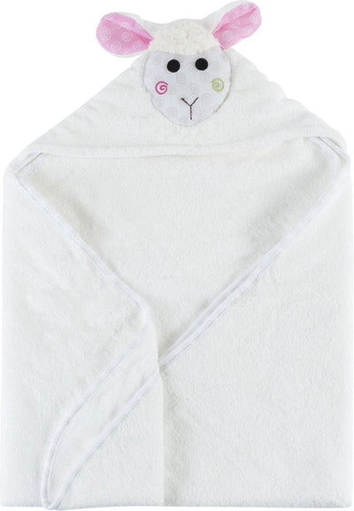 Capa de baño para bebé Zoocchini - lola la corderita blanca
