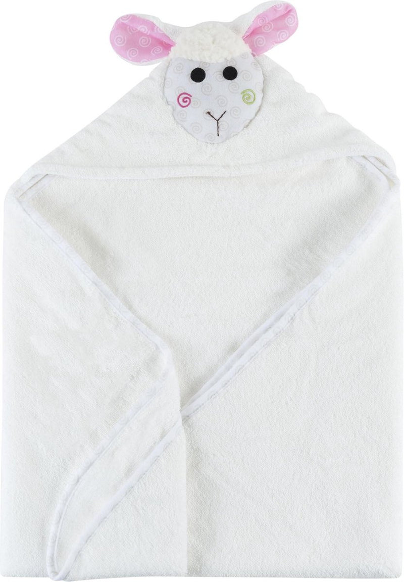 Zoocchini baby badcape - lola the lamb wit