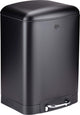 Dirt devil pedaalemmer 12 liter - prullenbak badkamer - rvs - zwart