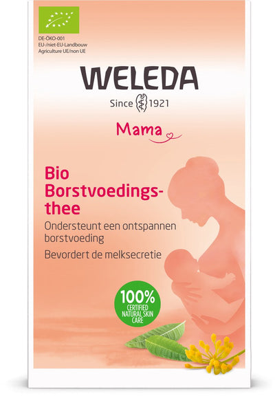 Tè biologico per l'allattamento Weleda - fieno greco, finocchio, anice e cumino - verbena odorosa - favorisce l'allattamento al seno rilassato - ingredienti naturali al 100% - 20 bustine