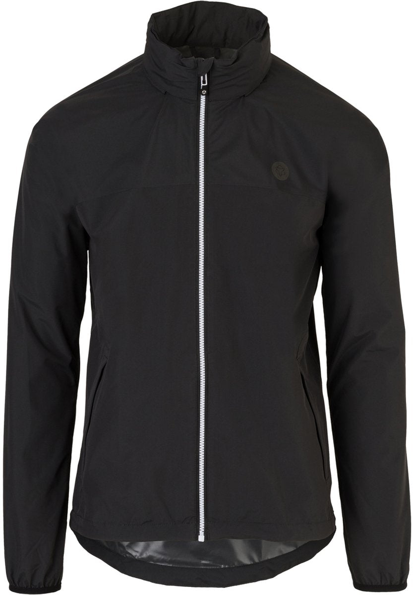 Agu go regenjas essential - zwart - xl - dames heren - waterdicht ademend