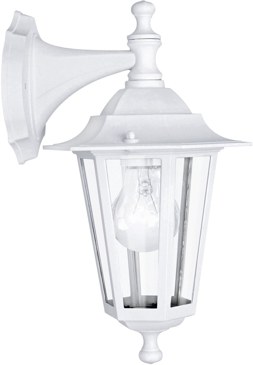 Lampada da parete per esterno Eglo laterna 4 - e27 - 35 cm - bianco