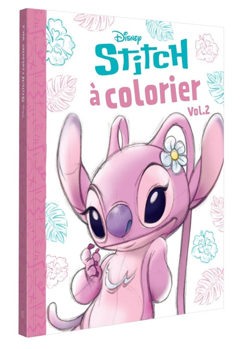 Hachette - jeunesse stitch a colorier - vol. 2 - disney - hachette - libro da colorare per bambini dai 6 anni
