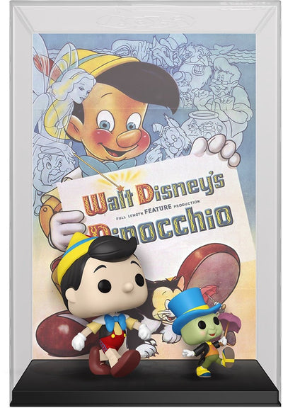 Funko pinocho - cartel de la película pop - figura de disney
