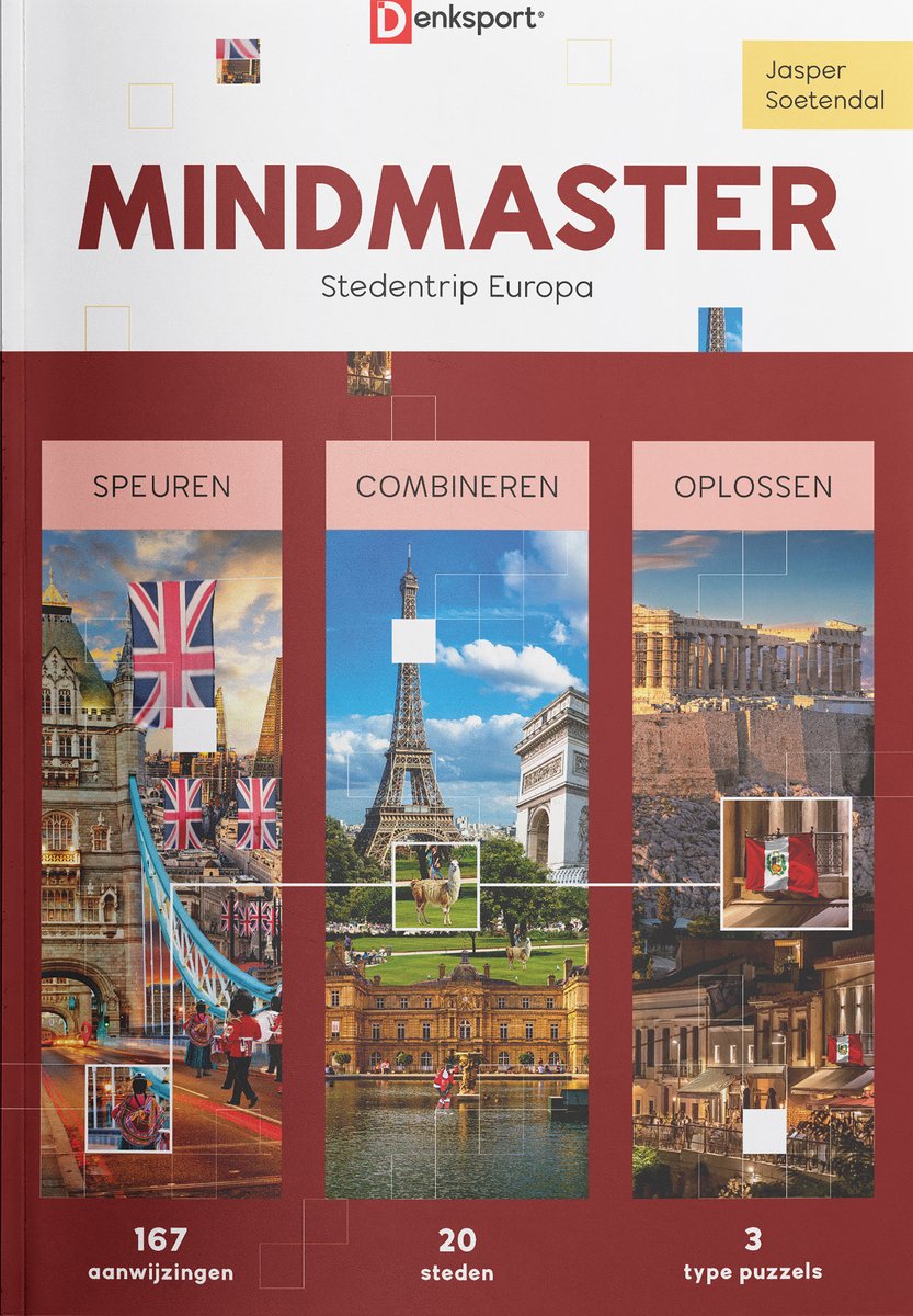 Denksport – mindmaster puzzelen – stedentrip europa