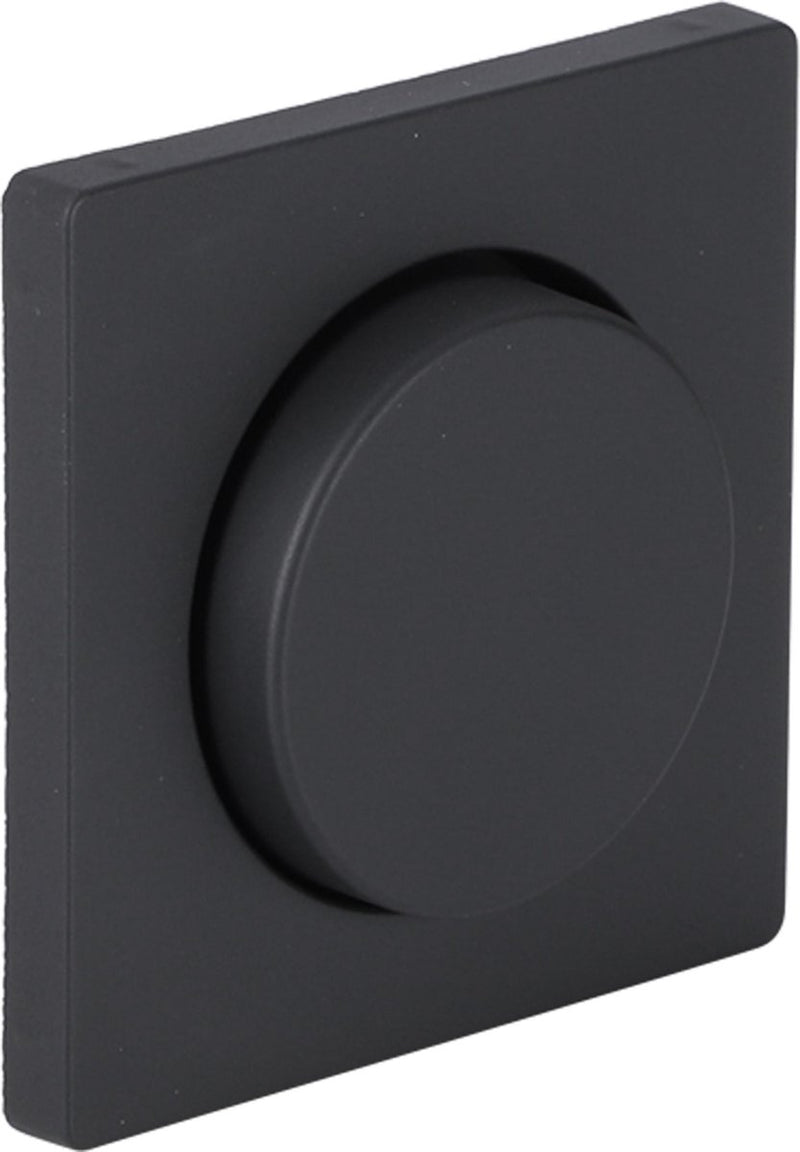 Placca centrale Berker q1 - con pulsante - dimmer - antracite