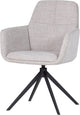 Woood grant eetkamerstoel - melange - naturel - 88x61x63