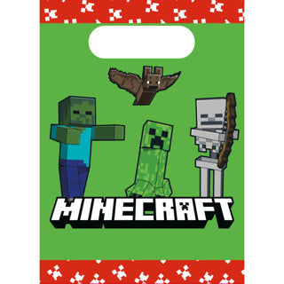 Sacchetti di carta Minecraft 4 pezzi | 2 pezzi