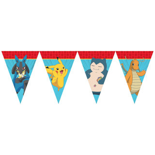 Bandera de papel de Pokémon