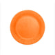 8 platos de papel 23 cm naranja | 4 piezas