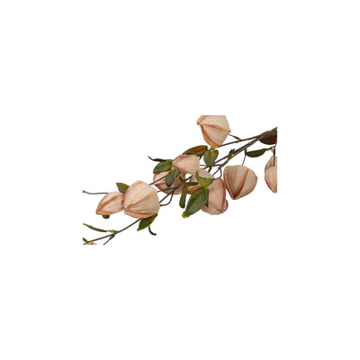 Fiore artificiale campo country physalis seta marrone h94cm
