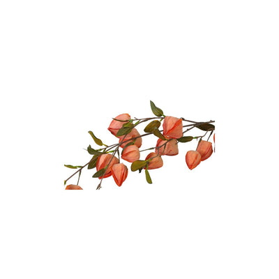 Fiore artificiale campo country physalis bronzo seta h94cm