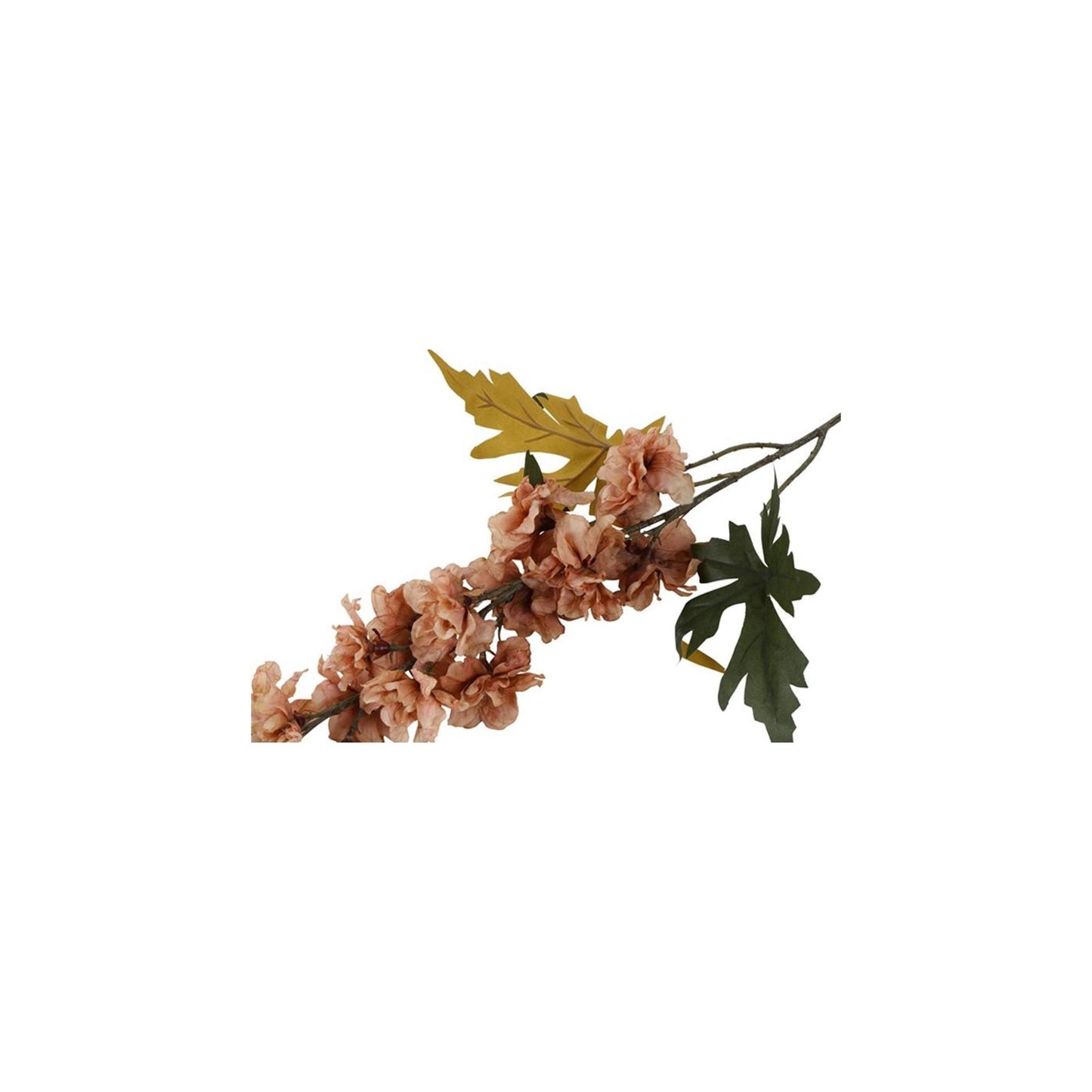 Fiore artificiale campo country delphinium seta marrone h60cm