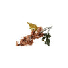 Campo campestre flor artificial delfinio seda marrón h60cm