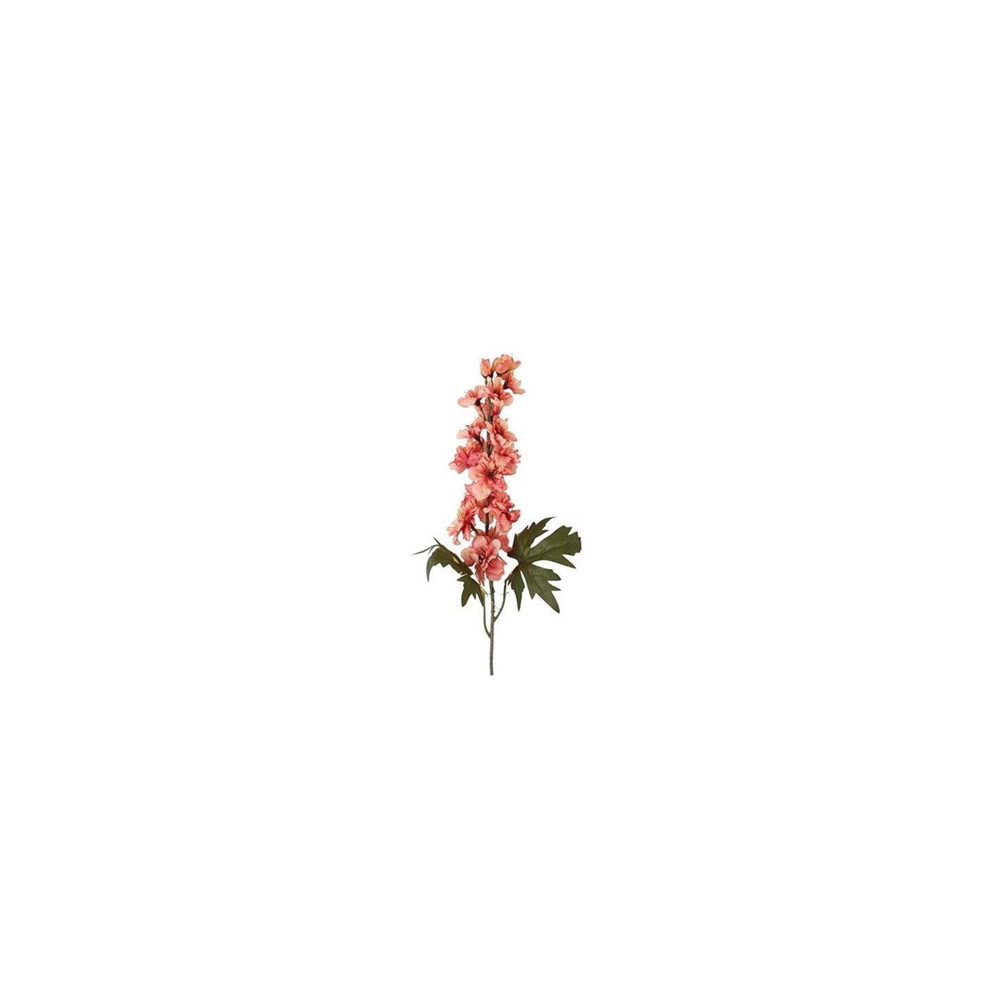 Fiore artificiale campo country delphinium rosa seta h60cm