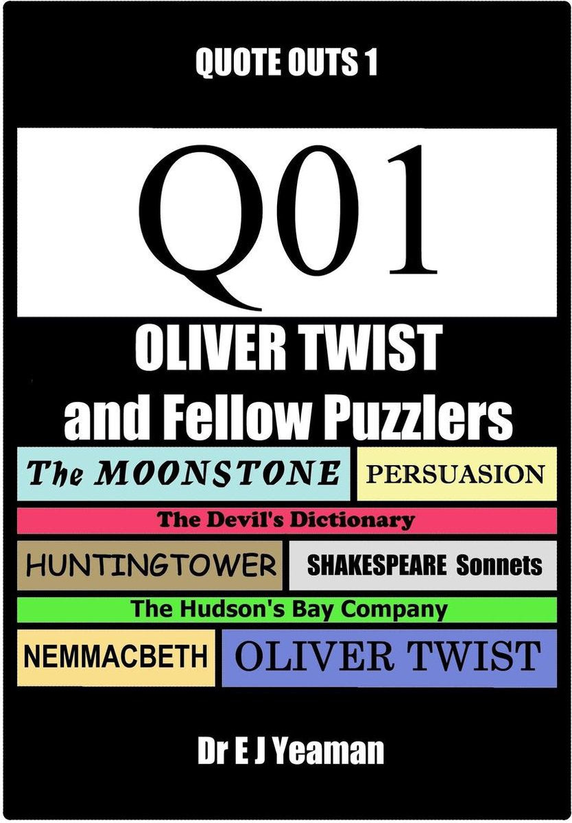 Oliver Twist y sus compañeros de rompecabezas (cita 1)